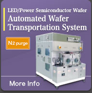 LED/Power Semiconductor Wafer/Automated Wafer Transportation System/N2 purge
