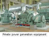 Private power generation equipment