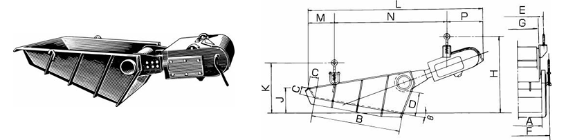 Vibrating Feeders Outer Dimensions