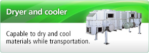 Vibrating Dryer-Cooler System:Drying and cooling while transporting materials.