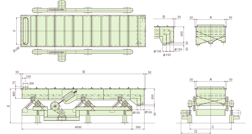 Vibrating Screen Outer Dimensions