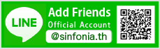 LINE Add Friends Official Account @sinfonia.th